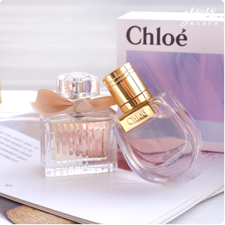 超好聞!Chloe蔻依香水套盒EDP帶噴頭小豬包肉絲帶20ml 女士香氛